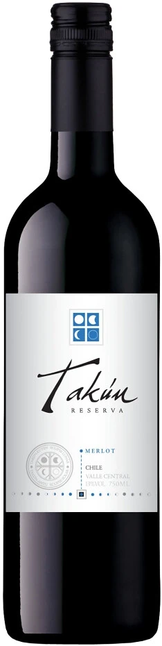 Вино Takun Merlot Reserva, 2017
