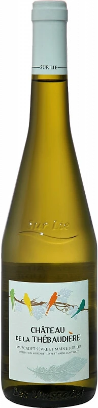 Вино Chateau de la Thebaudiere, Muscadet Sevre et Maine Sur Lie AOC, 2018