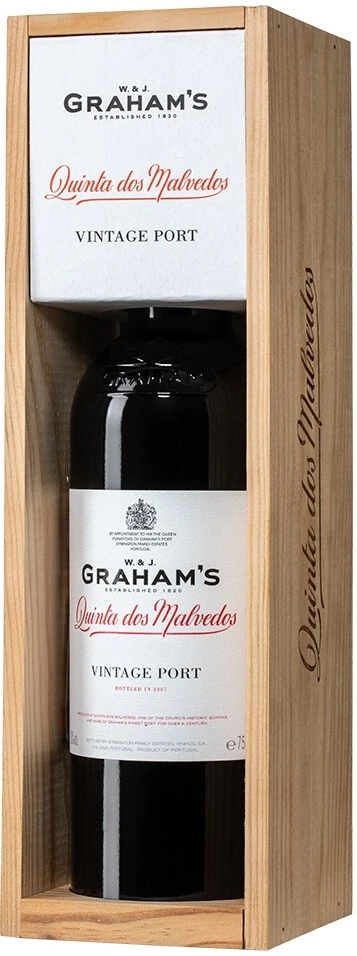 Портвейн Graham's, Quinta dos Malvedos Vintage Port, 2010, wooden box