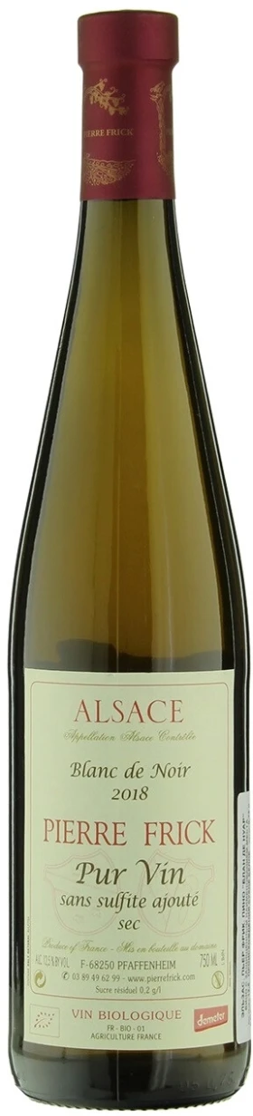 Вино Pierre Frick, Pinot Blanc de Noir, Alsace AOC, 2018