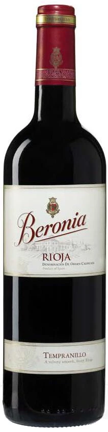 Вино Beronia Tempranillo, Rioja DOC, 2011