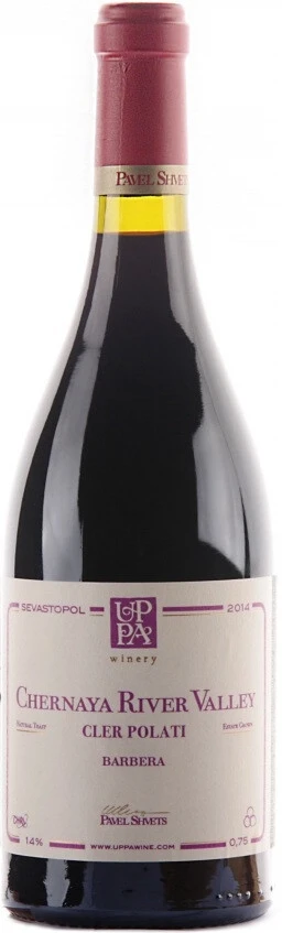 Вино Uppa Winery, Cler Polati Barbera, 2014