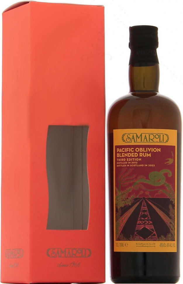 Ром Samaroli Pacific Oblivion 2012 gift box 0.7 л
