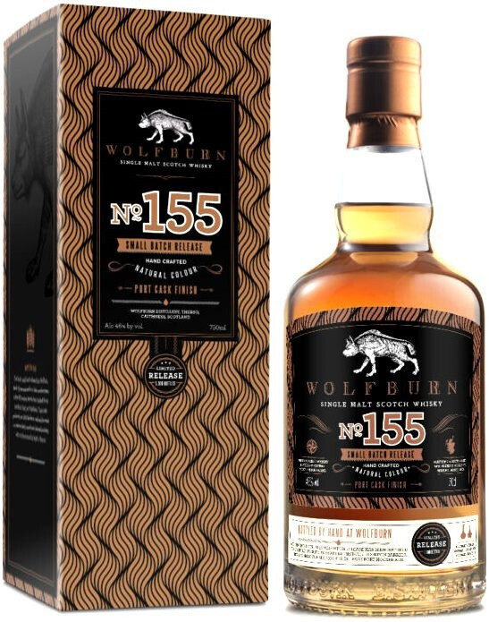 Виски Wolfburn Small Batch №155 gift box 700 мл