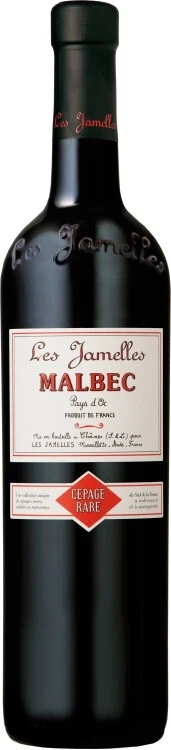 Вино Les Jamelles, Cepage Rare Malbec, Pays d'Oc IGP, 2021