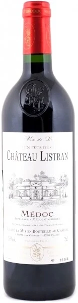 Вино Chateau Listran Cru Bourgeois Medoc AOC 2007