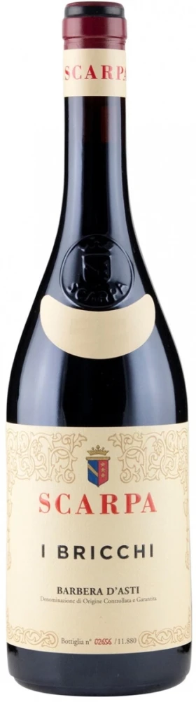 Вино Scarpa, Barbera d'Asti I Bricchi DOCG, 2019