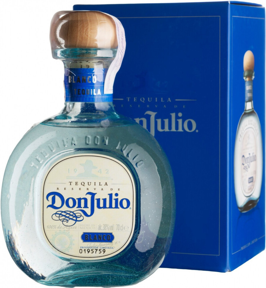 Текила Don Julio Blanco gift box 0.7 л