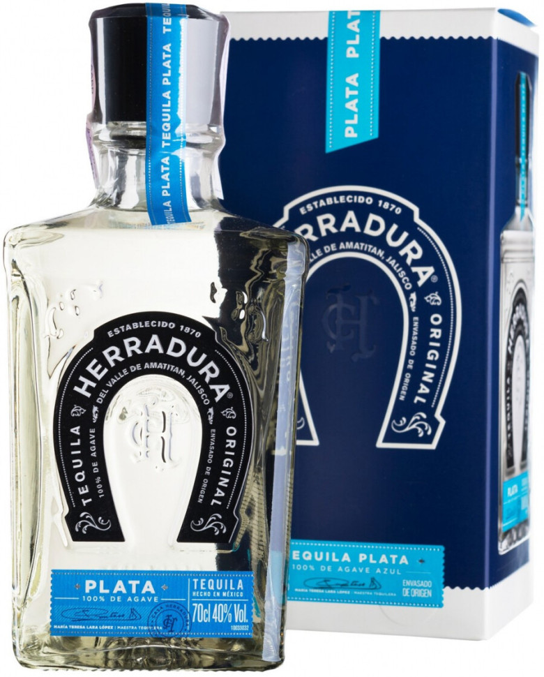 Текила Herradura Plata gift box 0.7 л