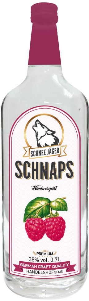 Шнапс Schnee Jager Raspberries 0.7 л
