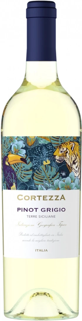 Вино Cortezza Pinot Grigio, Terre Siciliane IGT, 2024