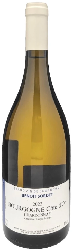 Вино Domaine Benoit Sordet, Bourgogne Cote d'Or AOP Chardonnay, 2022