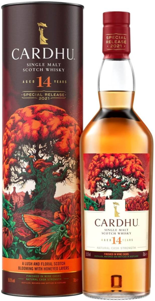 Виски Cardhu 14 Years Old Special Release 2021 in tube 700 мл