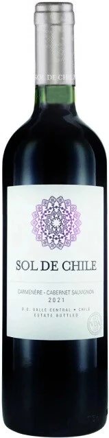 Вино Sol de Chile Carmenere-Cabernet Sauvignon, Valle Central DO, 2021