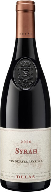 Вино Delas Freres Syrah Pays d Oc IGP 2020