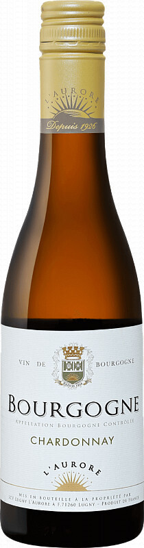 Вино Lugny L Aurore Bourgogne Chardonnay AOC 2020 375 мл