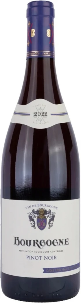 Вино La Cave des Hautes Cotes, Bourgogne Pinot Noir AOC, 2022