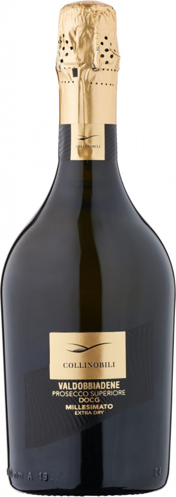 Игристое вино Contarini Collinobili Valdobbiadene Prosecco Superiore DOCG Millesimato Extra Dry 2021