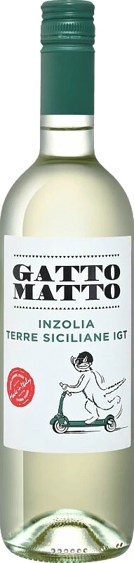 Вино Villa degli Olmi, "Gatto Matto" Inzolia, Terre Siciliane IGT, 2017