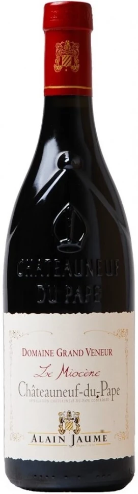Вино Domaine Grand Veneur, Le Miocene Rouge, Chateauneuf-du-Pape AOC, 2016