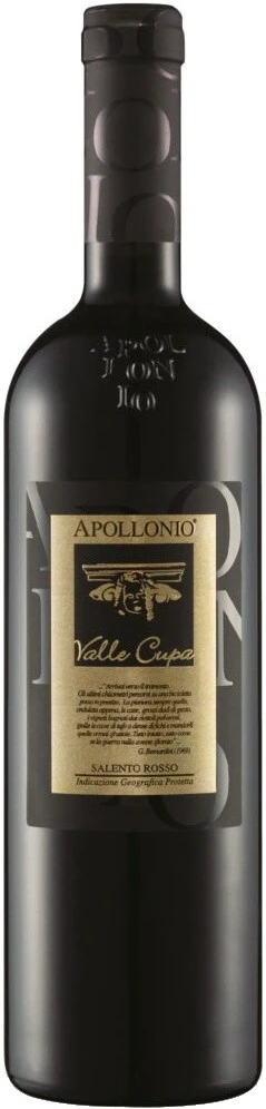 Вино Apollonio, Valle Cupa, Salento IGP, 2017