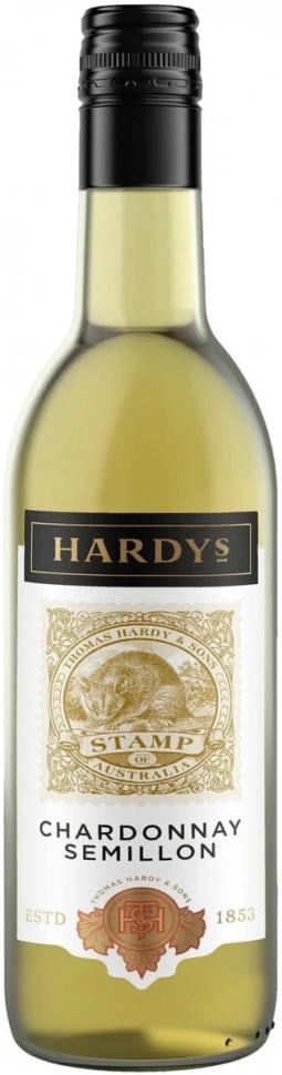 Вино Hardys, Stamp Chardonnay-Semillon, 2021, 187 мл