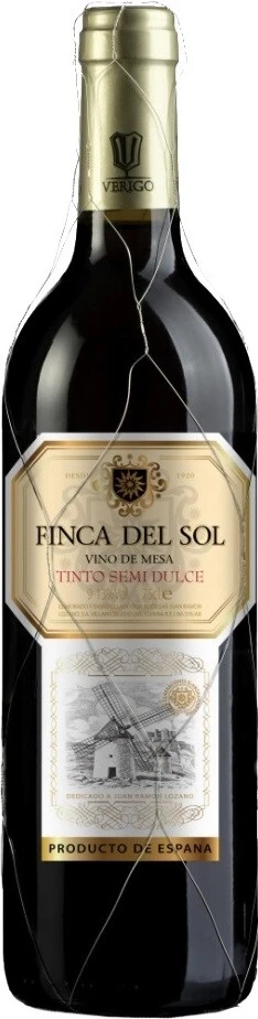 Вино Bodegas Lozano, "Finca del Sol" Tinto Semidulce