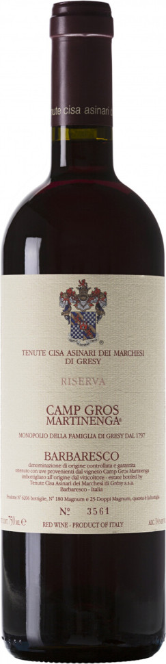Вино Camp Gros Martinenga Barbaresco DOCG Riserva 2015