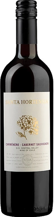 Вино Bodegas y Vinedos de Aguirre, Santa Hortensia Carmenere-Cabernet Sauvignon, Central Valley DO, 2021