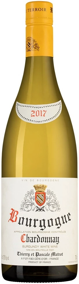 Вино Domaine Thierry et Pascale Matrot, Bourgogne Chardonnay AOC, 2017