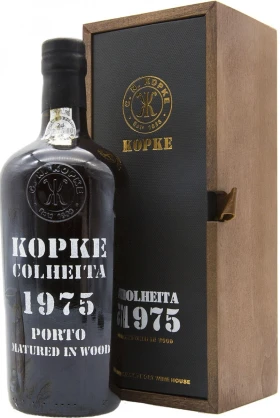 Портвейн Kopke, Colheita 1975 Porto, wooden box