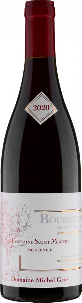 Вино Domaine Michel Gros Bourgogne Hautes Cotes de Nuits Fontaine Saint Martin Rouge 2020