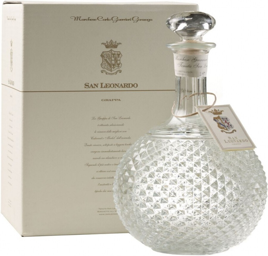 Граппа Grappa San Leonardo gift box 2000 мл