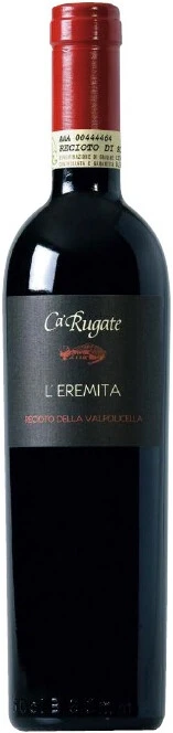 Вино Ca'Rugate, L'Eremita, Recioto della Valpolicella, 2015, 0.5 л