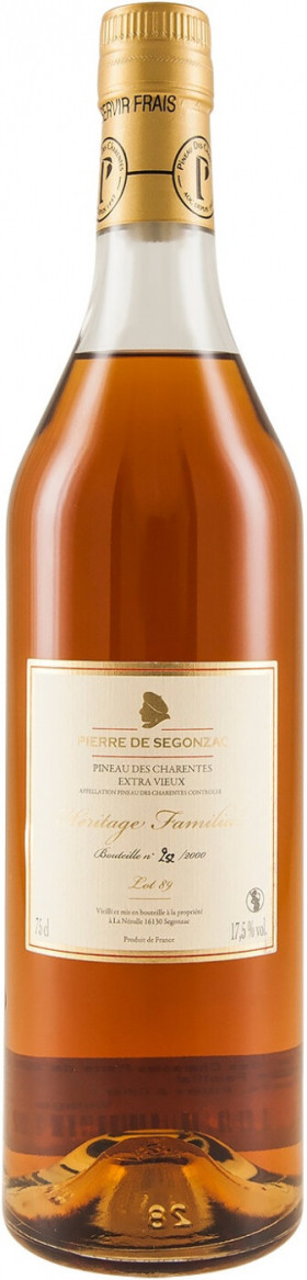 Вино Pierre de Segonzac Heritage Familial Pineau des Charentes Extra Vieux 1989