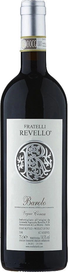 Вино Fratelli Revello, Vigna Conca, Barolo DOCG, 2010