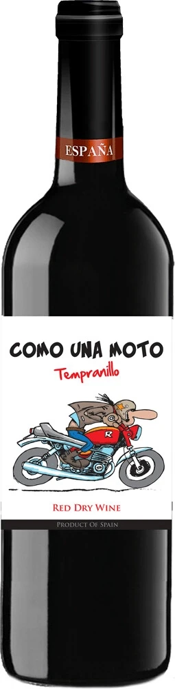 Вино Como Una Moto Tempranillo Dry, 2023