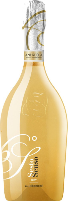 Игристое вино Andreola Sesto Senso Valdobbiadene Prosecco Superiore DOCG Dry 15 л