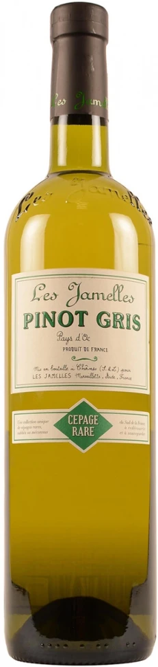Вино Les Jamelles, Cepage Rare Pinot Gris, Pays d'Oc IGP, 2016