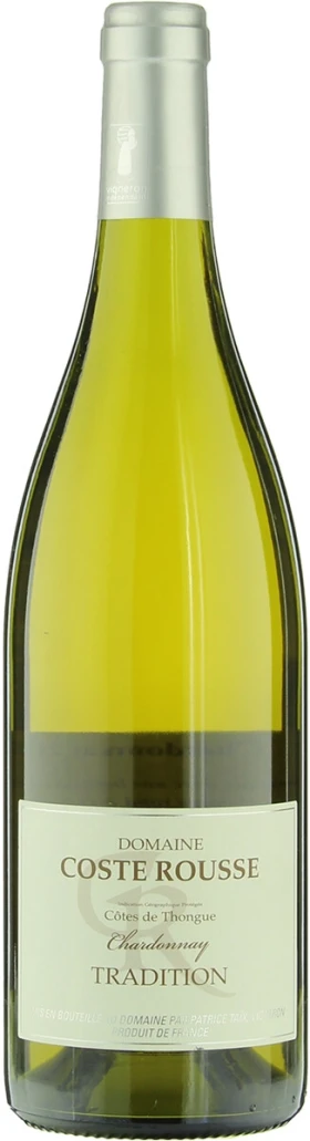 Вино Domaine Coste Rousse, Chardonnay Tradition, Cotes de Thongue IGP, 2020