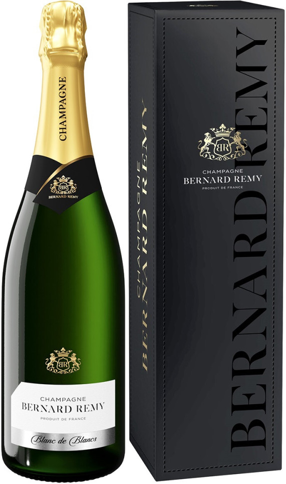 Шампанское Bernard Remy Blanc de Blancs Brut Champagne AOC gift box