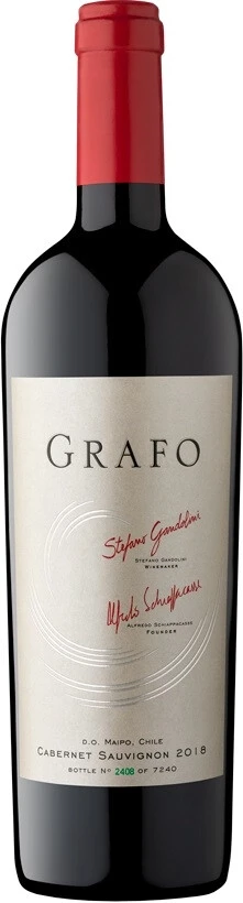 Вино TerraMater, Grafo Cabernet Sauvignon, Maipo DO, 2018