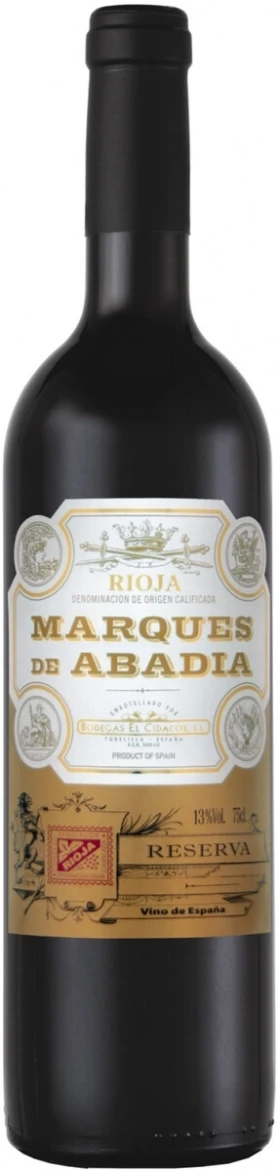 Вино Bodegas El Cidacos, Marques de Abadia Reserva, Rioja DOC, 2011