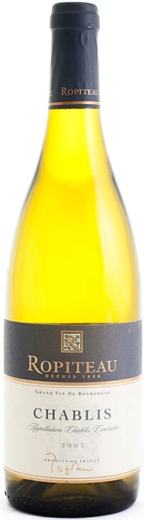 Вино Ropiteau, Chablis AOC, 2007