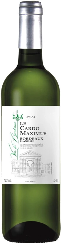 Вино Maison Bouey, Le Cardo Maximus Blanc, Bordeaux AOC, 2015