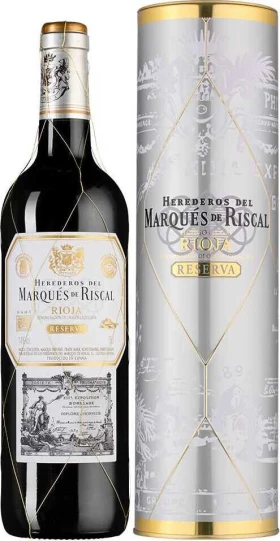 Вино Herederos del Marques de Riscal Reserva, Rioja DOC, 2018, gift box