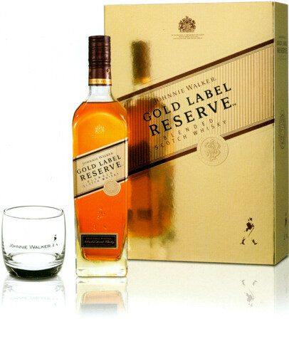 Виски Gold Label Reserve gift box with 2 glasses 700 мл