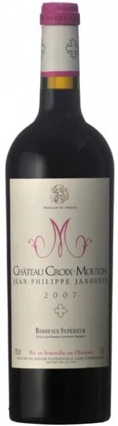 Вино Chateau Croix-Mouton, Bordeaux Superieur AOC, 2007