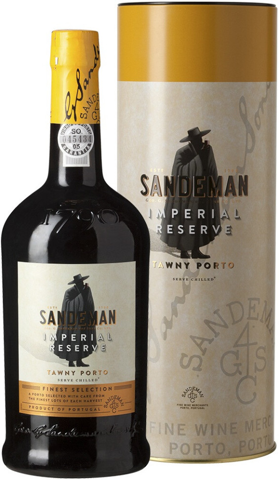 Портвейн Sandeman Imperial Reserve Tawny Porto gift tube