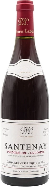 Вино Domaine Louis Lequin et Fils, Santenay Premier Cru La Comme AOC, 2017
